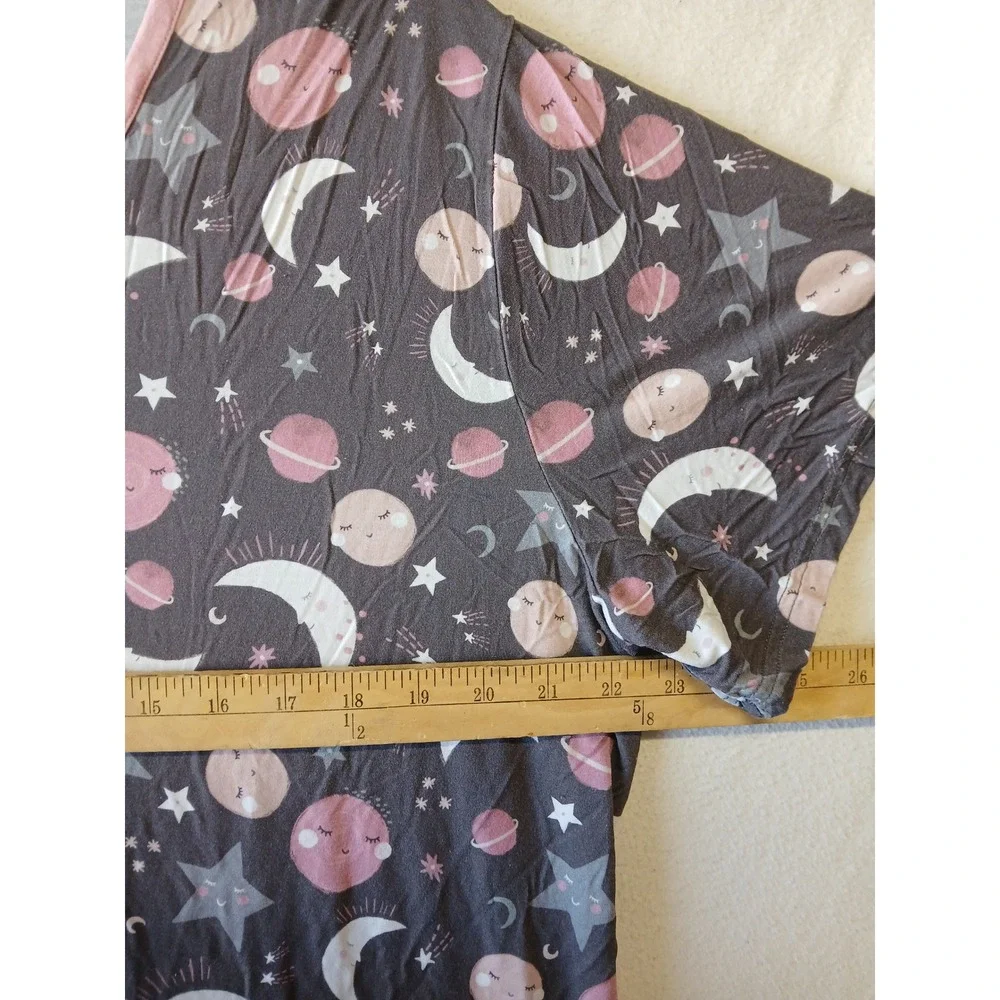 Pink to the moon little sleepies pajama‎ shirt short sleeve size 3XL